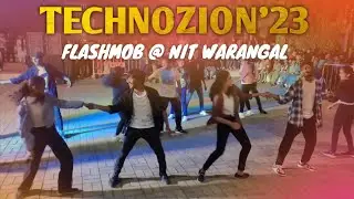 FLASHMOB AT NIT WARANGAL || Technozion 2023 Theme Launch #nitwarangal #flashmob