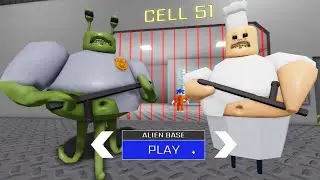 Alien BARRY'S PRISON RUN! Walkthrough FULL GAME #Roblox #obby