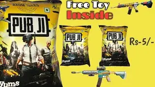 PUBG snacks with free toy gift inside || axom tales