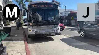 L.A Metro &ldquo;J&rdquo; Line Bus Compilation | Bus Rapid Transit Line (Kind Of)