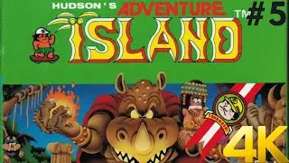 HUDSON'S ADVENTURE ISLAND 4K PC GAMEPLAY #5 - AREA 5