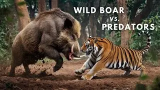 Wild Boar vs. Predators: The Ultimate Survival Showdown!