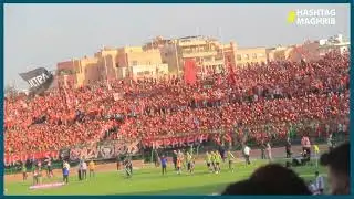 جماهير الكوكب المراكشي تبدع بمدرجات ملعب الحارثي