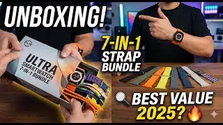 Ultra Smartwatch 7-in-1 Strap Bundle Unboxing 🔥 Best Value Smartwatch Combo? | Full Review 2025