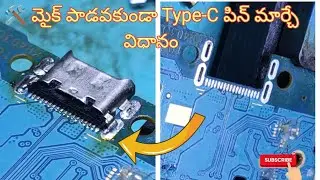 Type-C Port Repair: How to Replace a Damaged Charging Pin WITHOUT Harming Your MIC#smartphone