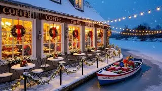 Smooth Jazz Music cozy comfort ambience winter cafe crackling fireplace