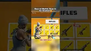 Secret Mythic Scar In Go Goated 🤫 2025 #fortnite #gaming #fortnitememes