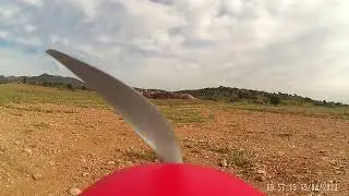 Rc plane , on board camera crash...