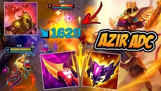 AZIR ADC: O IMPERADOR VIROU ADC E T&Aacute; DESTRUINDO COM ESSA BUILD QUEBRADA