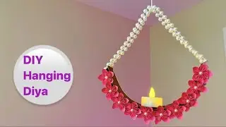 Hanging Diya For Diwali | DIY Tea Light Holder | Diwali Decoration Idea