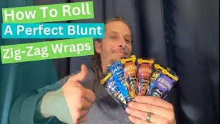 How To Roll A Blunt Perfectly, Zig-Zag Wrap Edition