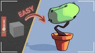 Create a Cartoon Plant in Blender 4.2 - Easy Timelapse Tutorial for Beginners!