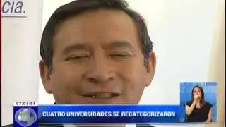 Cuatro universidades se recategorizaron despues de evalucion de CEAACES