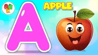 Буква &laquo;А&raquo; &mdash; это яблоко🍎 | Песенка ABC Phonics 🎶 Весёлое изучение алфавита для малышей | Детские с...