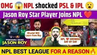 NPL shocked PSL & IPL, Jason Roy Faf du Plessis Join Nepal premier League | NPL shocked India & Pak