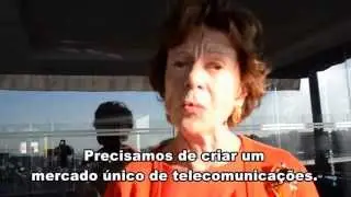 Comiss&aacute;ria Kroes explica iniciativa Connected Continent