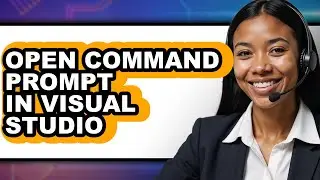How to Open Command Prompt in Visual Studio - Step by Step