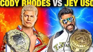 Cody Rhodes vs Jey Uso | World Heavyweight Championship (summerslam 25)