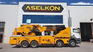 ASK225TM 75Ton #aselkon #75ton #hidrolik #machine #crane #vinç #mobilecrane #mobilvinç #aselkonvinç