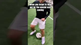 Nutmeg was smooth but pointless because of the 2nd defender #pickupgames #ballmastery