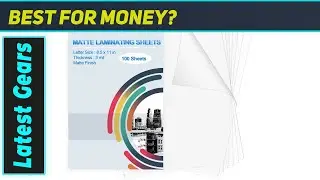 Geyoga Matte Laminating Sheets: Best Glare-Free 3 Mil Protection!