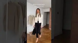 Stepping into a week of effortless style and professionalism with realistic work outfits!