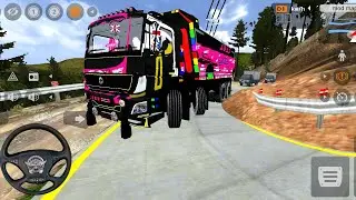 INDIAN BARATH BENZS 7&times;7 OFF ROAD 12 WHEELER TIPPER TRACK DRIVING | BUS SIMULATOR INDONESIA | 