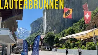 Lauterbrunnen in Summer — A Captivating 4K Walking Tour Through Swiss Beauty