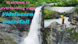 Another stunning view at Videfossen waterfall  (Norway) #shorts