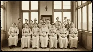 1901 Asylum Photo Seems Calm &mdash; Every Patient's Eyes Look at YOU