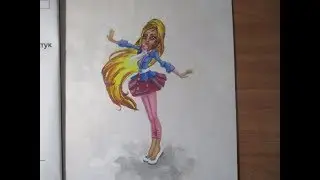 Sketch Book Нарисовать Роуз.