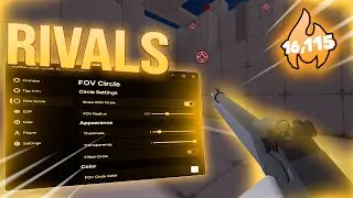 🔥RIVALS SCRIPT GUI | AIMBOT, ESP, TRIGGER BOT | MOBILE+ PC | NOKEY🔑