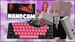 [120 FPS] Keyboard and Mouse Sounds ASMR / Hypixel Bedwars (Handcam)