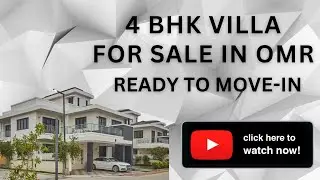Prestige Sliver Springs   4 BHK Villa For Sale in OMR |  98840 28393 | Bang on OMR