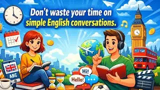 Don&rsquo;t Waste Your Time | How to Learn English Effectively Every Day (Easy English Conversation)