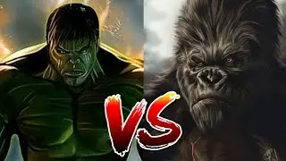 Hulk (2008) vs King Kong (Remake de Peter Jackson) Quién ganá?