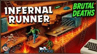 INFERNAL RUNNER &ndash; Commodore 64 (1985) | Retro Horror Platformer with Dark Humor