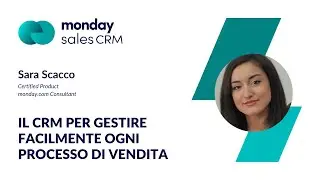 Il CRM per gestire facilmente ogni processo di vendita con monday.com Sales CRM