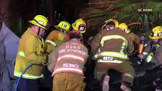 North Hills LAFD extrication crash