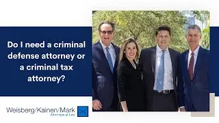Do I need a criminal defense attorney or a criminal tax attorney?