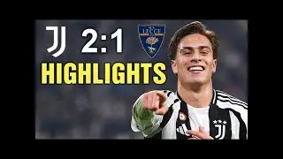 Juventus vs Lecce 2-1 &ndash; All Goals & Highlights | Serie A 2025 Matchday.