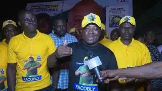 Gehi, Tiépoho, Klahon, Sehi, Gnamké, Mianté, Kanin, Clémentine et Tiécoura en campagne à Facobly
