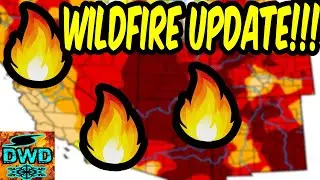 Wildfires Continue To Burn Across The Western U.S. (Wildfires 2020)