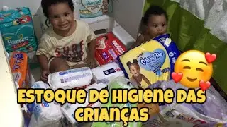 ESTOQUE ATUAL DE HIGIENE DAS CRIANÇAS 🥰 SUELEN OLIVEIRA 