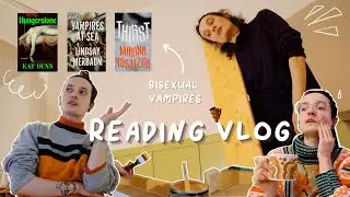 Opening a Queer Bookstore Cafe & Reading Bisexual Vampire Books | VLOG