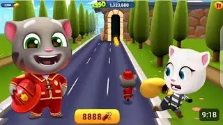 #My talking Tom run for collect the coins #