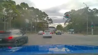 29 Min Sydney Drive Home Sydney Evening POV Drive Double Bay&rarr;Ryde Cross City Tunnel & Harbour Tunnel