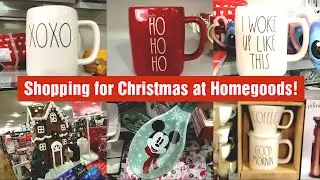 Shop with me today for Christmas at Homegoods!