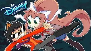 Литературный клуб «Доки-Доки», но это мультфильм канала Disney (пародия на анимированную тему)