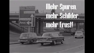 Historischer Bericht: Schilder-Wahnsinn im Berlin der 60er Jahre: Auto, Avus, Verkehr